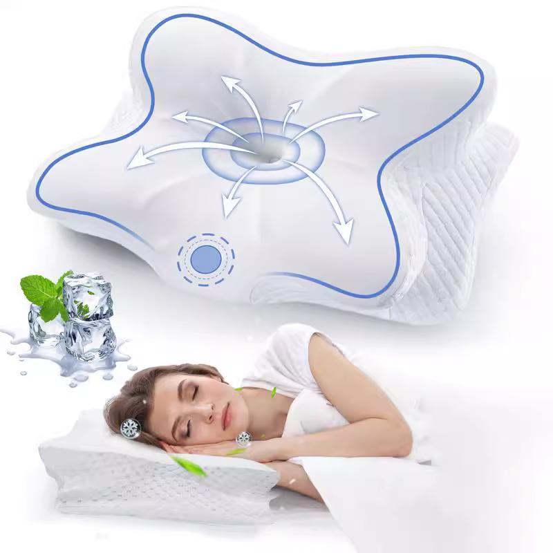 Ergonomic & Orthopedic Memory Foam Pillow