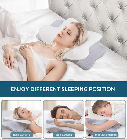 Ergonomic & Orthopedic Memory Foam Pillow